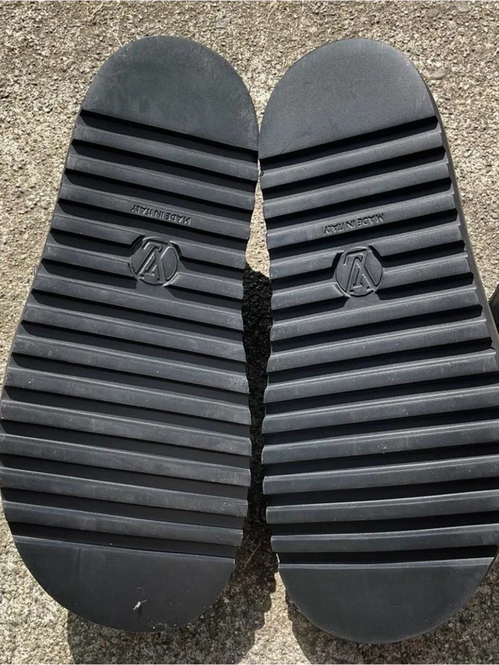 Louis Vuitton Brown Monogram Leather LV Buckle Slip-On Loafers